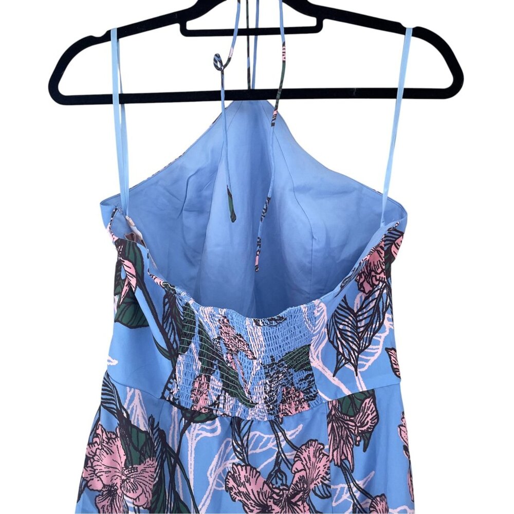 Hutch Renata Halter Mini Dress Peri Inked Iris NWT Anthropologie - Picture 4 of 16